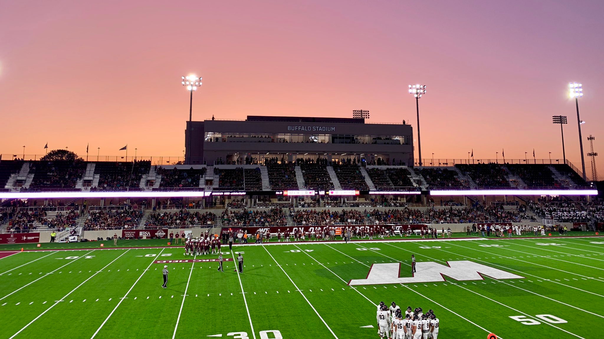 West Texas A&M's Buffalo Stadium.