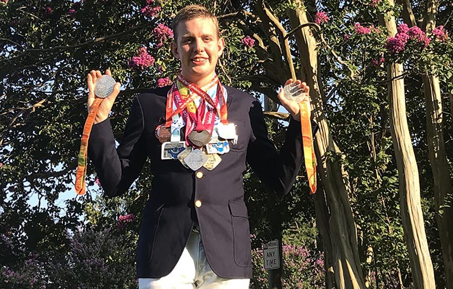 Tharon Drake, Catawba swimming