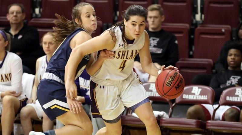 Renee Stimpert leads DII women's basketball in assists.
