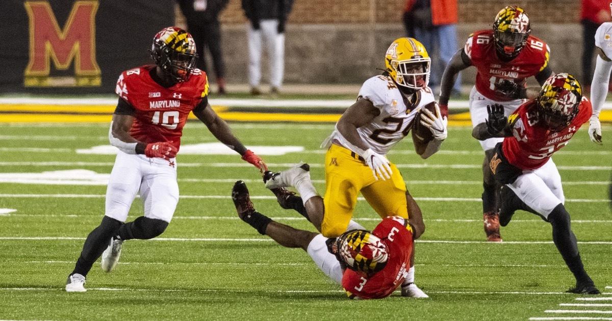 Minnesota's Mohamed Ibrahim is the county's leading returning rusher in yards per game.