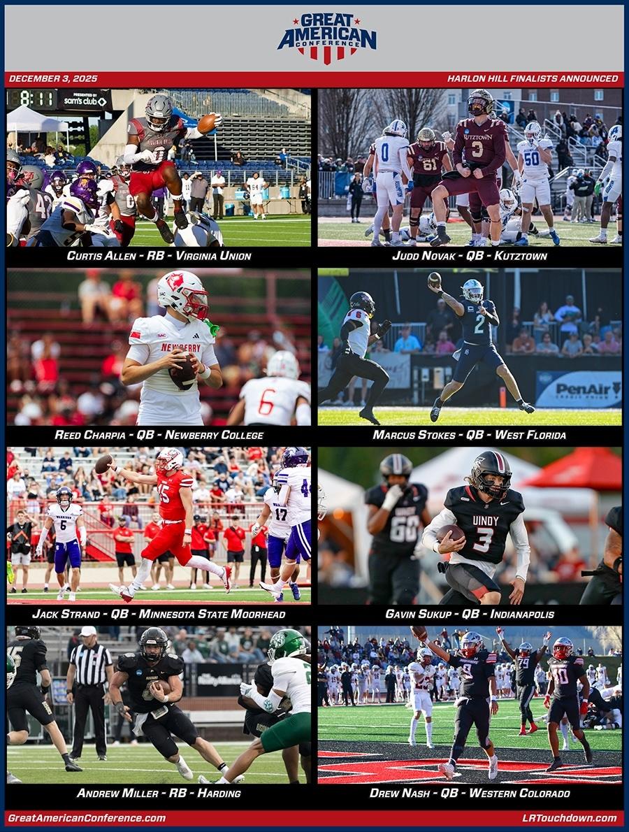 The eight Harlon Hill Trophy finalists. 