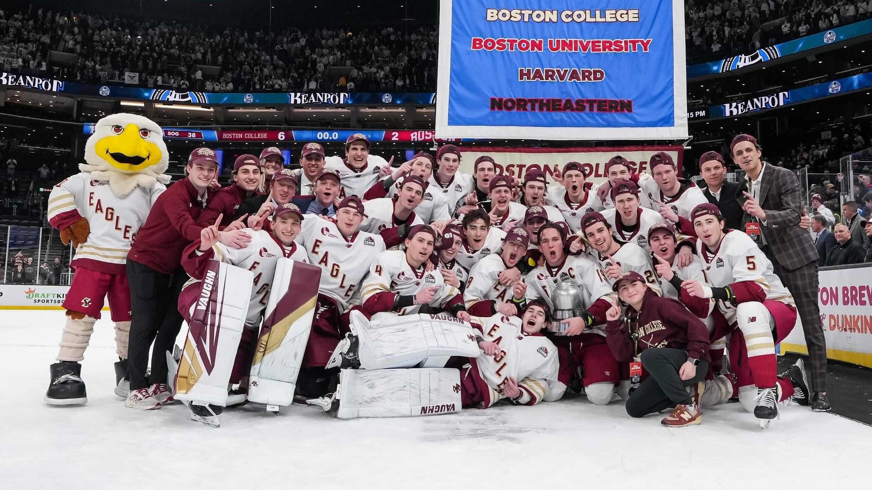 Boston College men's hockey wins the 2026 Beanpot