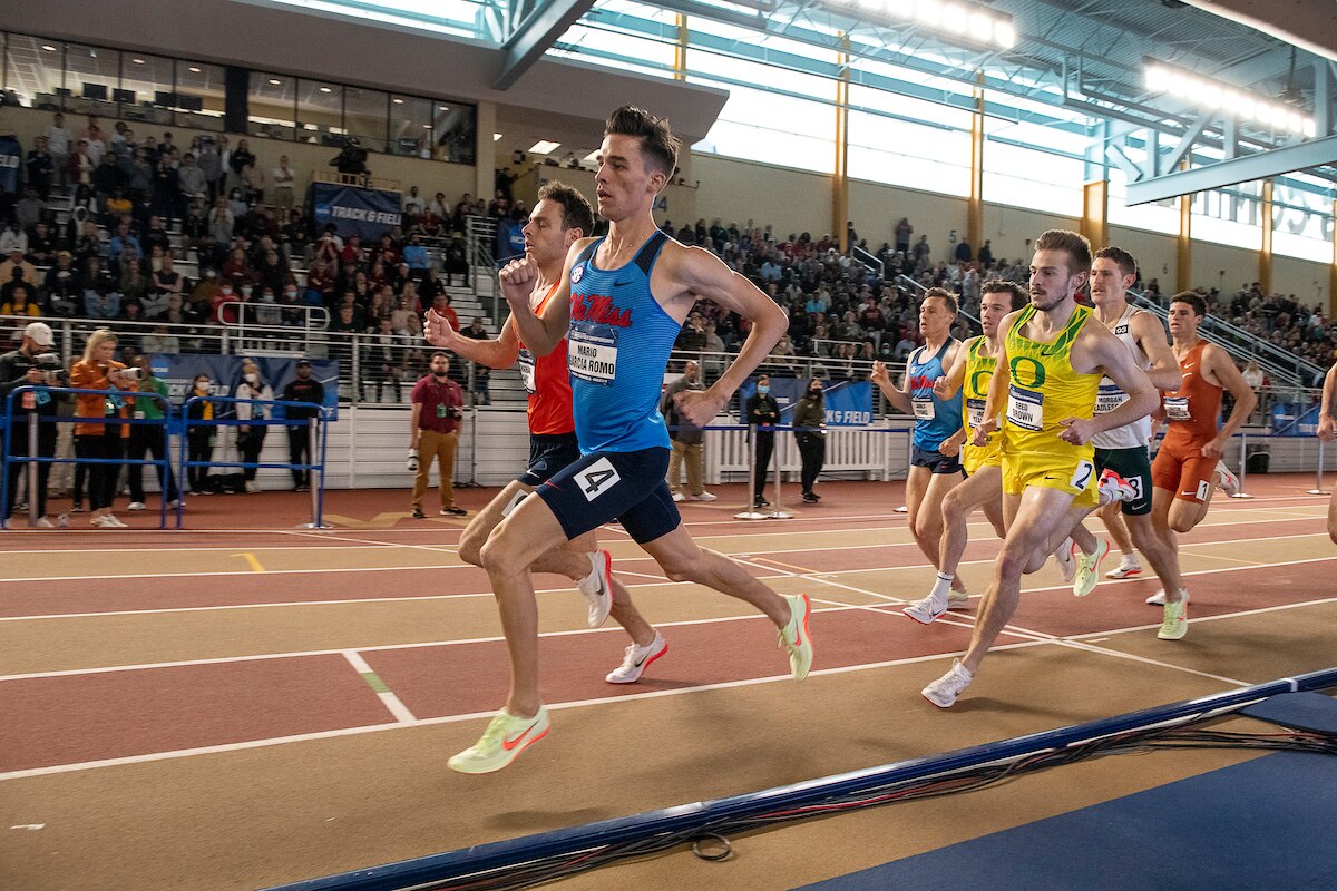 Mile 1500 meters NCAA track and field
